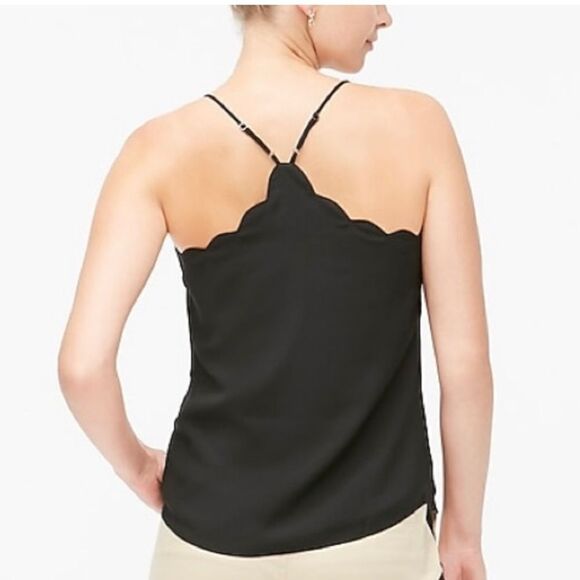 NWT J. By J. Crew Scallop Racer Back Cami size 2 - Picture 2 of 11
